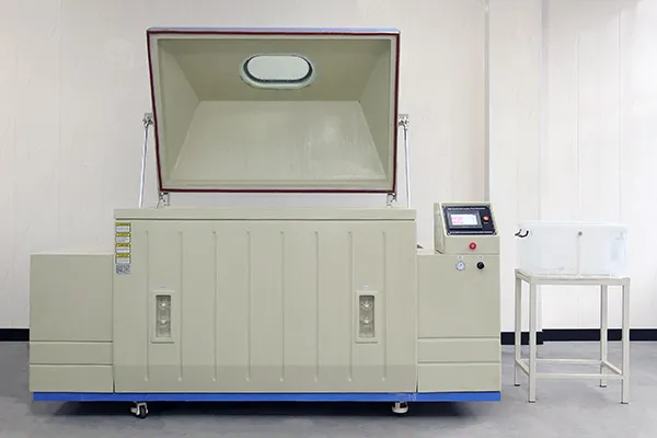 تقييم المعالجات السطحية على الأجزاء الصناعية باستخدام غرفة رش الملح ASTM G85