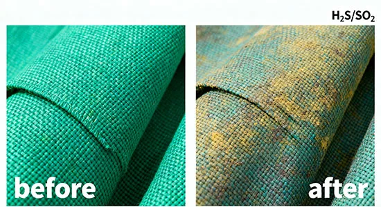 اختبار ثبات لون الغاز الأكالة: كيف تضمن غرف الغاز الضارة الأداء الموثوق للمنسوجات